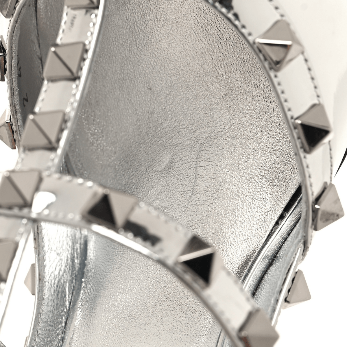 Valentino Rockstud Silver Bag & Pumps Set