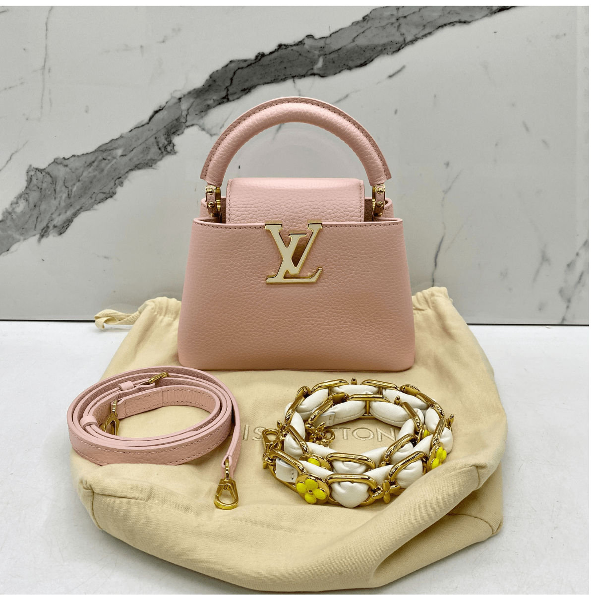 Louis Vuitton Capucines Mini Bag