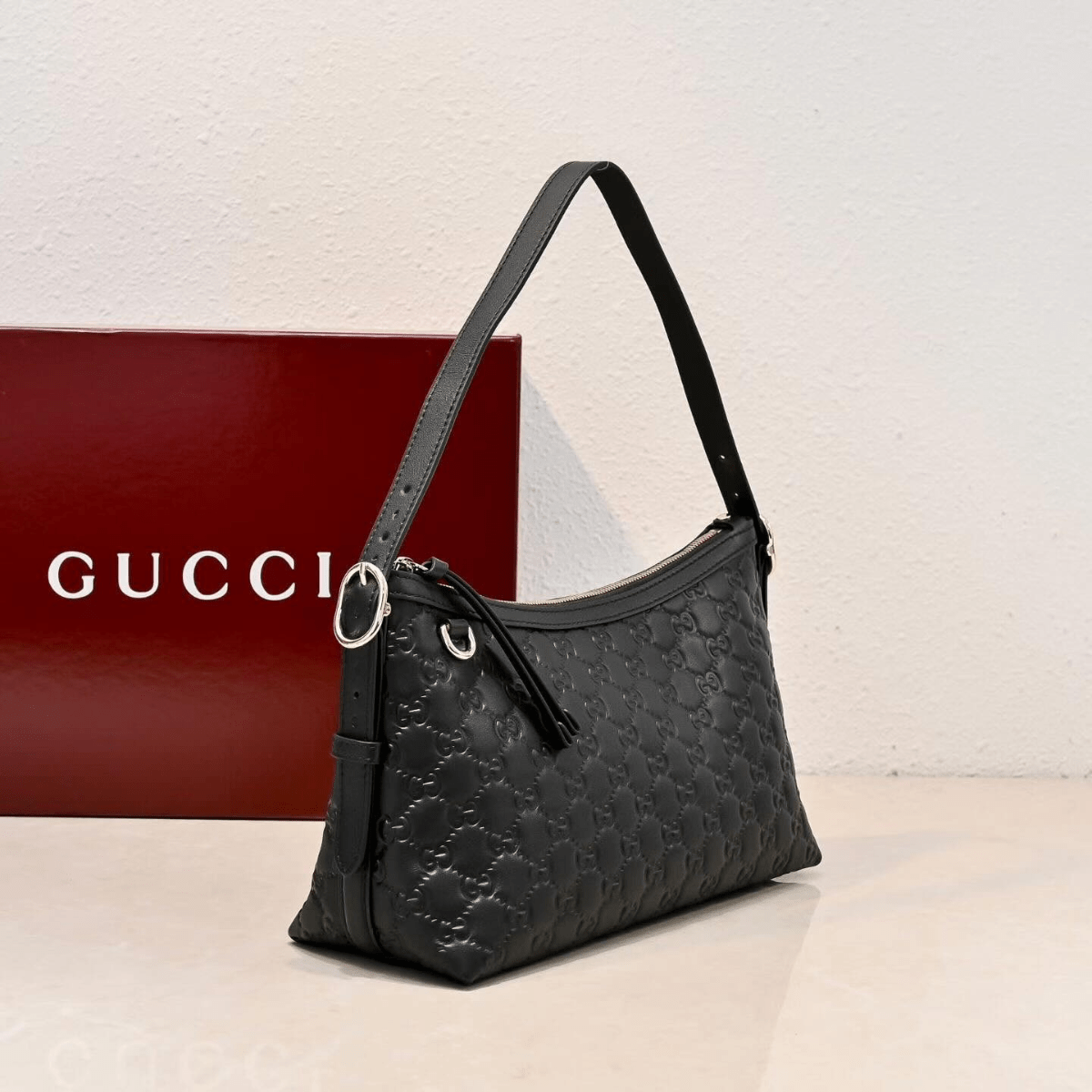 Medium GG Emblem Shoulder Bag Gucci