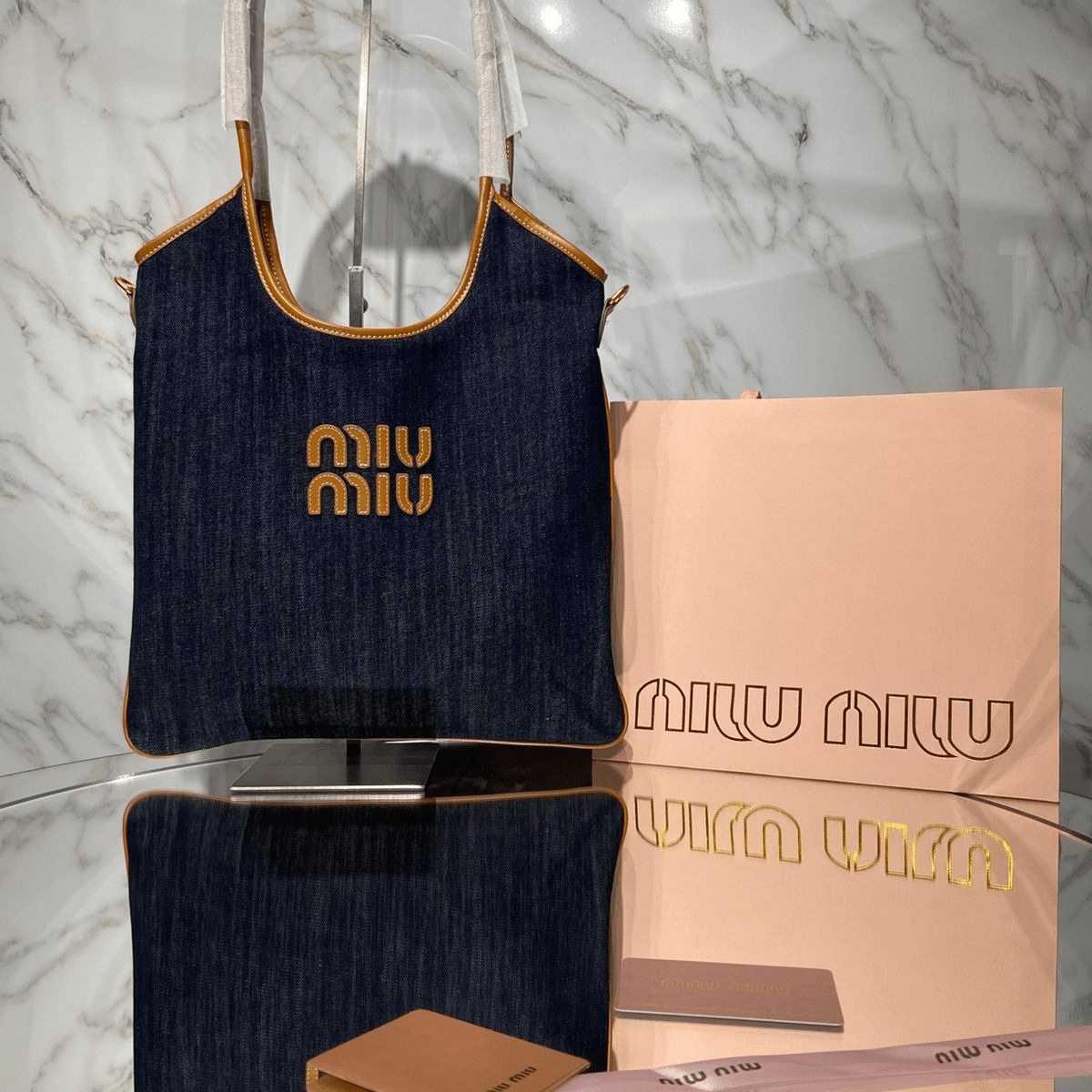 Miu Miu Ivy Denim Bag