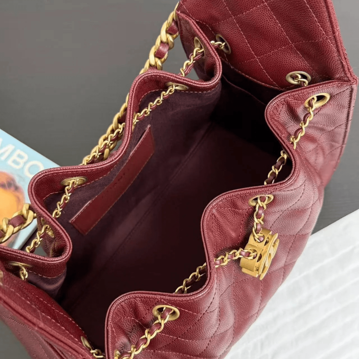 Chanel 25 Bordeaux