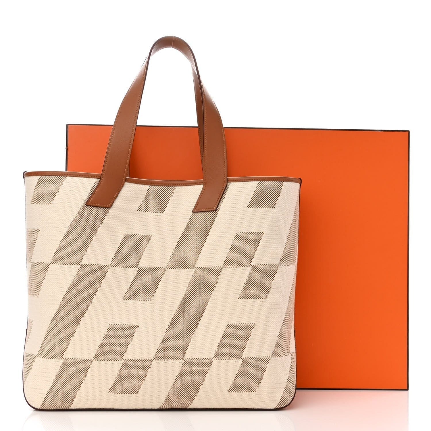 Cabas H en Biais 40 Bag by Hermès