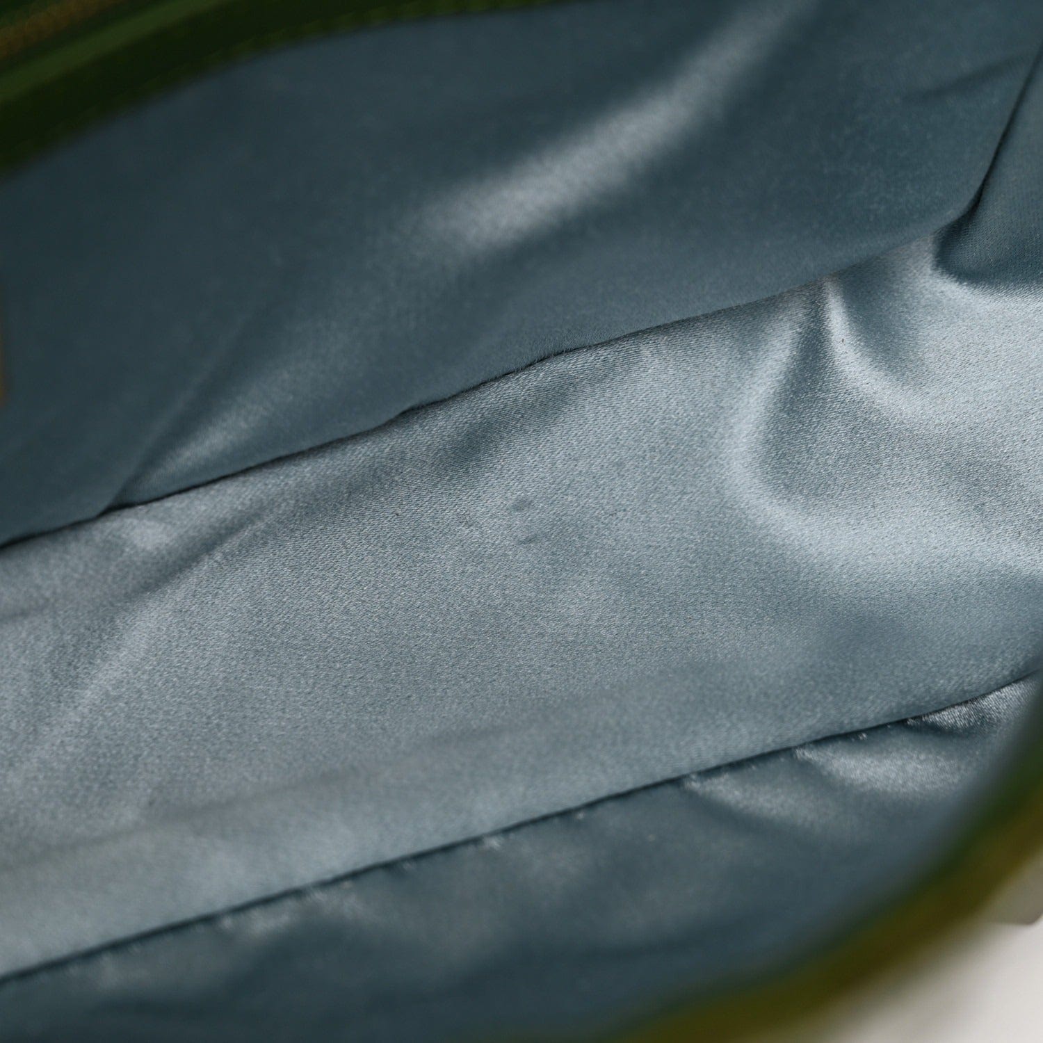 Fendi Baguette Bag in Green Sequins and Leather