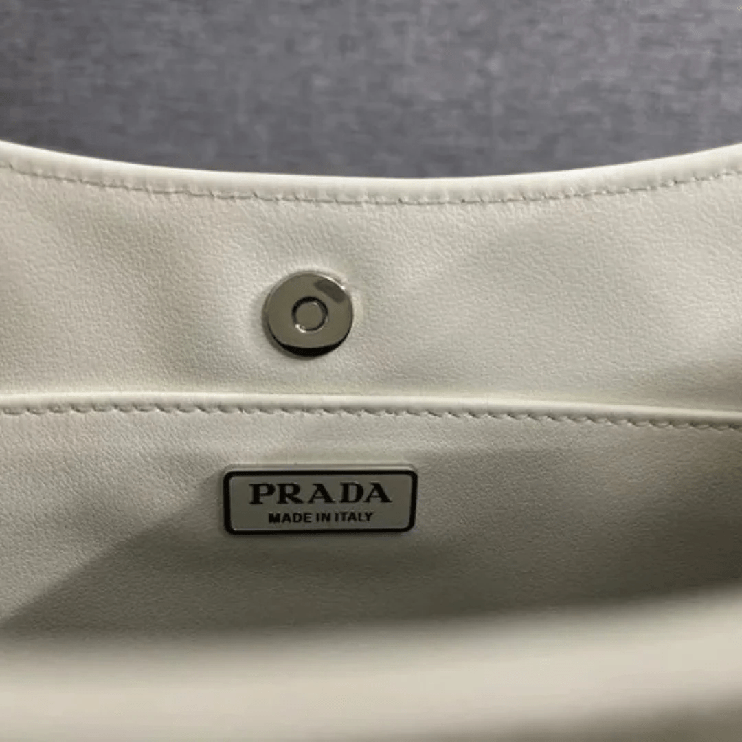 Prada Cleo Shoulder Bag in Brushed Leather
