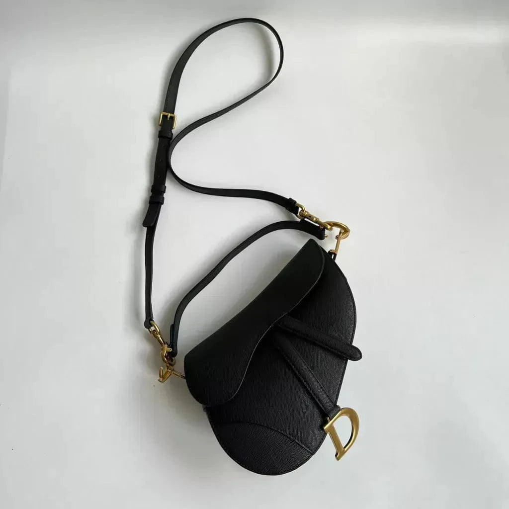 Large Soft Saddle Bag with Strap by Dior