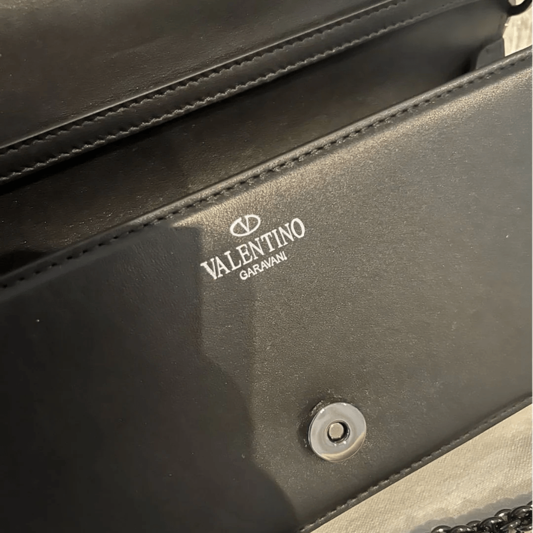 Valentino Garavani Locò Small Shoulder Bag with Jewel Logo